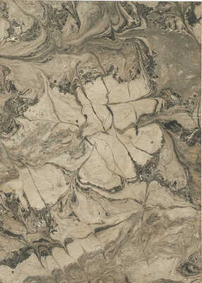 Тарханов Михаил Михайлович. Три композиции эбру в зелено-черно-бежевых тонах (две двухсторонние)